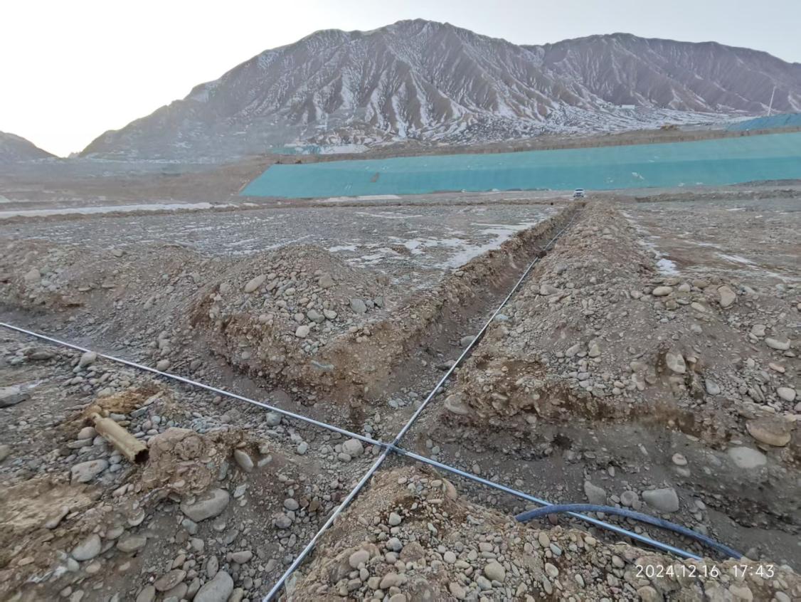 张掖抽水蓄能电站管道型接地网试验研究 - 测试作业