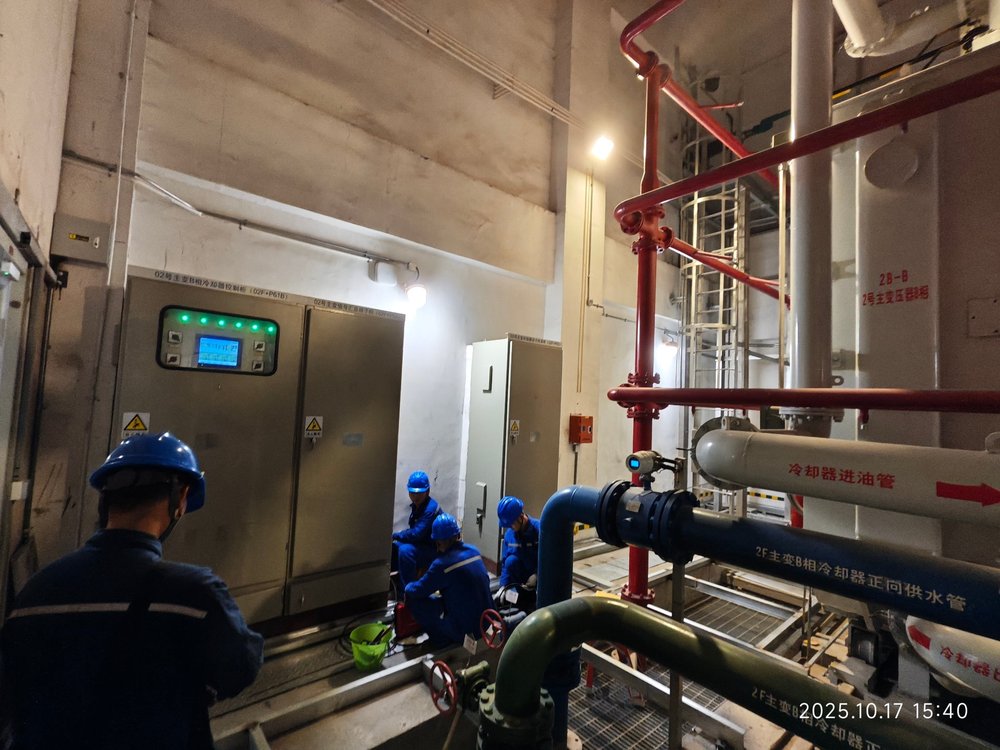 乌东德水力发电厂接地网状态监测及诊断系统 - 现场作业